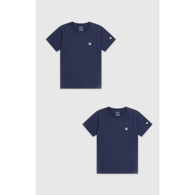 T-Shirt CHAMPION, Kinder, Gr. S (128/134), nny, nny, ns, Jersey, Obermaterial: 100% Baumwolle, sportlich, schmal, Rundhals, Kurzarm abgesteppt, Shirts, für Kinder Image