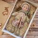 Handmade Waldorf Doll Baby Girl with Clothes Sets - 11.8 Inch Soft Plush Doll for Toddlers Ideal Christmas Gift for Kids