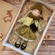 Handmade Waldorf Doll Baby Girl with Clothes Sets - 11.8 Inch Soft Plush Doll for Toddlers Ideal Christmas Gift for Kids