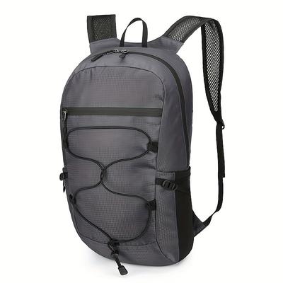 Ultra-Lightweight Foldable Backpack - Portable Adjustable Strap Zipper Closure Durable Polyester Lining Ideal for Hiking Cycling Commuting and Fitness Commuting Backpack Adjustable Strap Bag