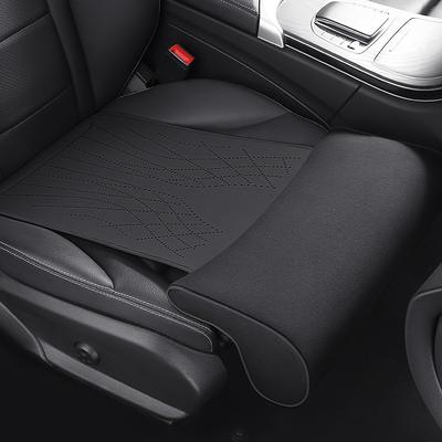 Car Seat Leg Support Extension Pad Soft and Durable Memory Foam Filled Non- Rectangular Cushion for Long Drives All-Day Comfort Compatible with Most Models