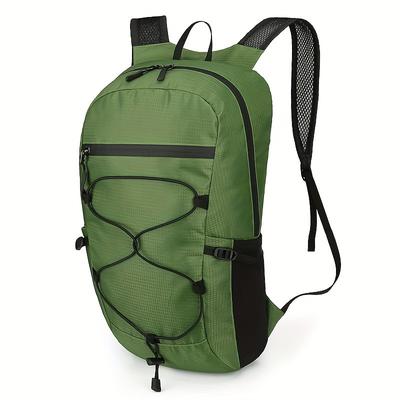 Ultra-Lightweight Foldable Backpack - Portable Adjustable Strap Zipper Closure Durable Polyester Lining Ideal for Hiking Cycling Commuting and Fitness Commuting Backpack Adjustable Strap Bag