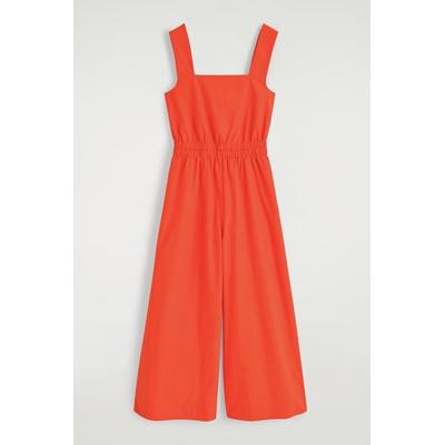 Gathered Open-back Jumpsuit - Red - COS Jumpsuits