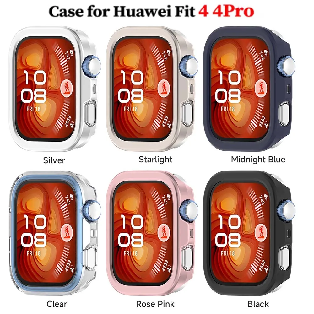 Harte PC-Hüllen für Huawei Watch Fit 4/4 Pro, Displayschutzhülle für Huawei Fit4 Hollow Case, stoßfestes Bumper Shell-Zubehör Image