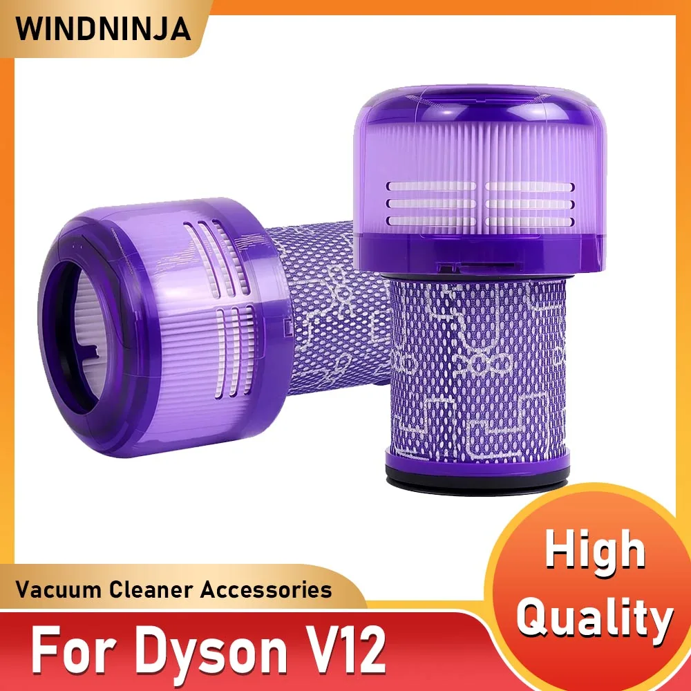 HEPA-Filter für Dyson V12 Detect Slim Akku-Staubsauger, Ersatzfilter, Zubehör, waschbares Staub-Ersatzteil Image