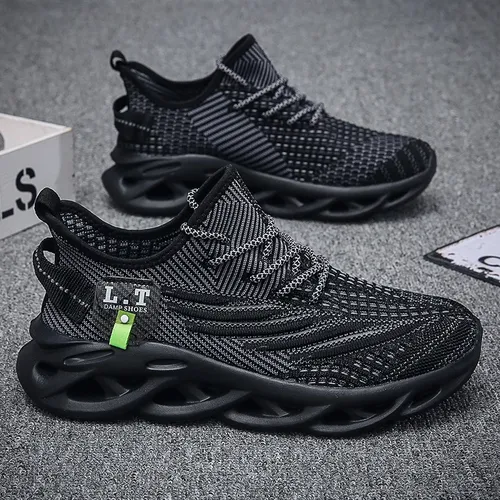 Mens Sport Shoes Breathable Sports Sneakers Outdoor Non-Slip Sneakers Couple Casual Comfortable Running Shoes Walking Shoes Man