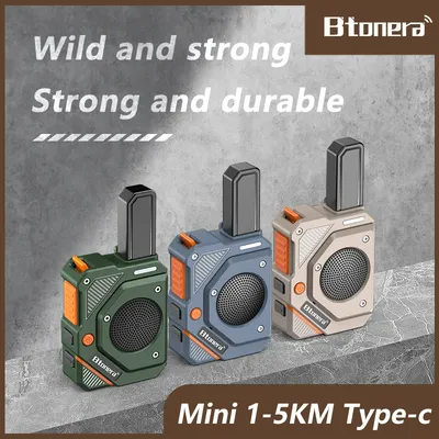 New Mini Walkie Talkie Children Handheld Transceiver Long Range Portable Walkie-Talkie Kid Two Way Radio Boy Girl Birthday Gifts