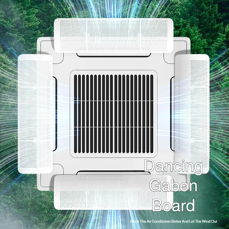 Windschutz für zentrale Klimaanlage, praktisch, stanzfrei, antidirektes Blasen, Windschutz, Klimaanlage, antidirektes Blasen Image
