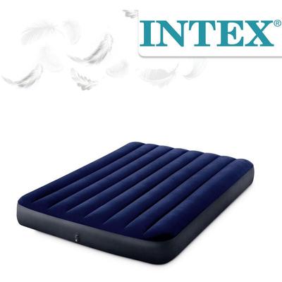 Intex Luftbett 191x137x22 cm blau Gästebett Luftmatratze Image