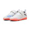 Hallenschuh PUMA "FUTURE 8 PLAY V IT JR", Gr. 35,5, puma weiß, puma schwarz, glowing rot, Synthetik, sportlich, Schuhe