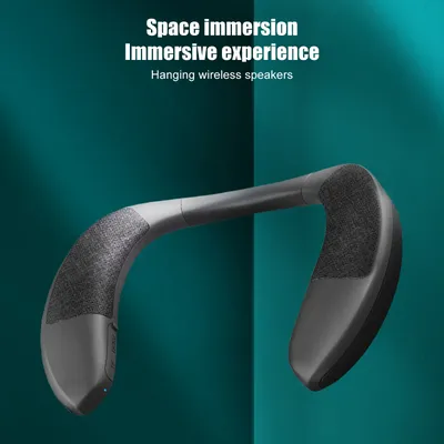 Neck Speaker Neckband Speaker Multifunction Hands Clear Calls Stereo Sound Bluetooth Wireless Wearable Speaker Handsfree/Mic