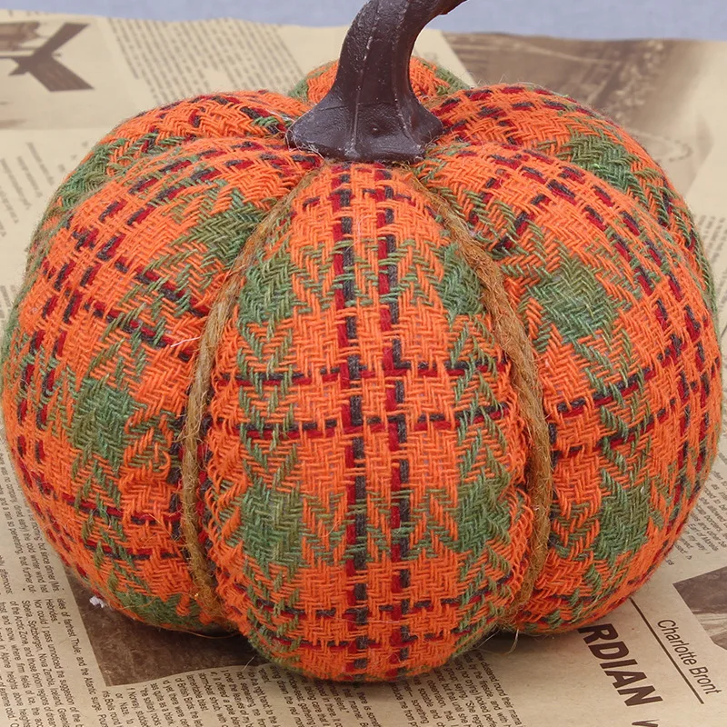 1 Stück kreative Thanksgiving-Kürbis-Dekoration, charmante Desktop-Dekoration, geeignet für Thanksgiving, Herbsternte und Meere Image