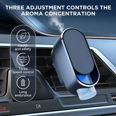 Father's Day gift Smart Car Air Freshener Oil Diffuser for Car Adjustable Car Aroma Diffuser with Three Levels
