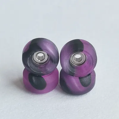 Fingerboard Swirl Color CNC Made Professional Finger Skateboard Wheels