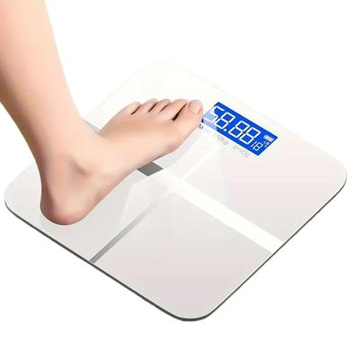 Electronic Scale 396 Pound Digital Bathroom Scale High-precision Scale with LED High-definition Display and Temperature Display (switchable To Kilograms or Pounds) Ultra Wide Platform High-precisi