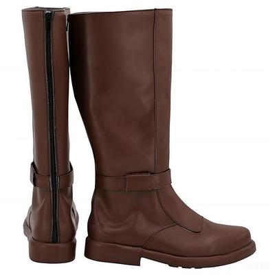 Medieval Renaissance Shoes Boots Knee High Boots Pirate Viking Crusader Fancy Dress Men's Unisex Celtic Pirate Halloween Masquerade Party Evening LARP Ren Faire Adults Adults' Shoes All Seasons