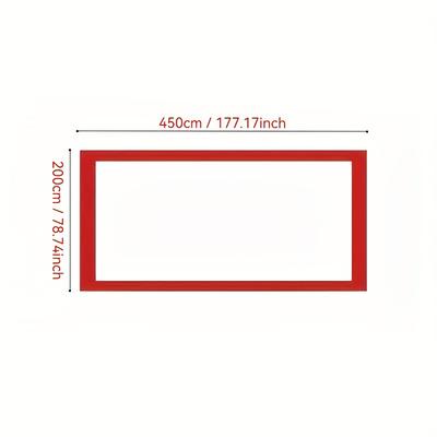 6-Person Outdoor Windproof Shelter Tent with Red Clear Transparent Side Panels - All-Season Lightweight Portable Design for Camping Picnics Beach Backyard - Includes Stakes Rope Tents for Camp