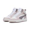 Sneaker PUMA "Rebound Sneakers Erwachsene", Gr. 39, mauve mist plum jam weiß pink lila, Obermaterial: Synthetik; Futter: Textil; Innensohle: Keine Angabe, Textil; Laufsohle: Gummi, Schuhe