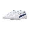 Sneaker PUMA "Smash 3.0 L Sneakers Erwachsene", Gr. 39, blau (weiß persian blau), Obermaterial: Leder, Synthetik; Futter: Textil; Innensohle: Textil; Laufsohle: Gummi, Schuhe