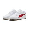 Sneaker PUMA "Caven 2.0 Sneakers Erwachsene", Gr. 44, for all time rot weiß silber gum metallic, Obermaterial: Synthetik; Futter: Textil; Innensohle: Textil; Laufsohle: Gummi, Schuhe