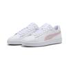 Sneaker PUMA "Smash 3.0 L Sneakers Erwachsene", Gr. 35.5, weiß mauve mist frosted ivory pink, Obermaterial: Leder, Synthetik; Futter: Textil; Innensohle: Textil; Laufsohle: Gummi, Schuhe