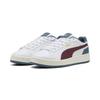 Sneaker PUMA "Court Classico Sneakers Erwachsene", Gr. 45, weiß ruby shimmer schwarz indigo rot blau, Obermaterial: Synthetik, Textil; Futter: Textil; Innensohle: Textil; Laufsohle: Gummi, Schuhe