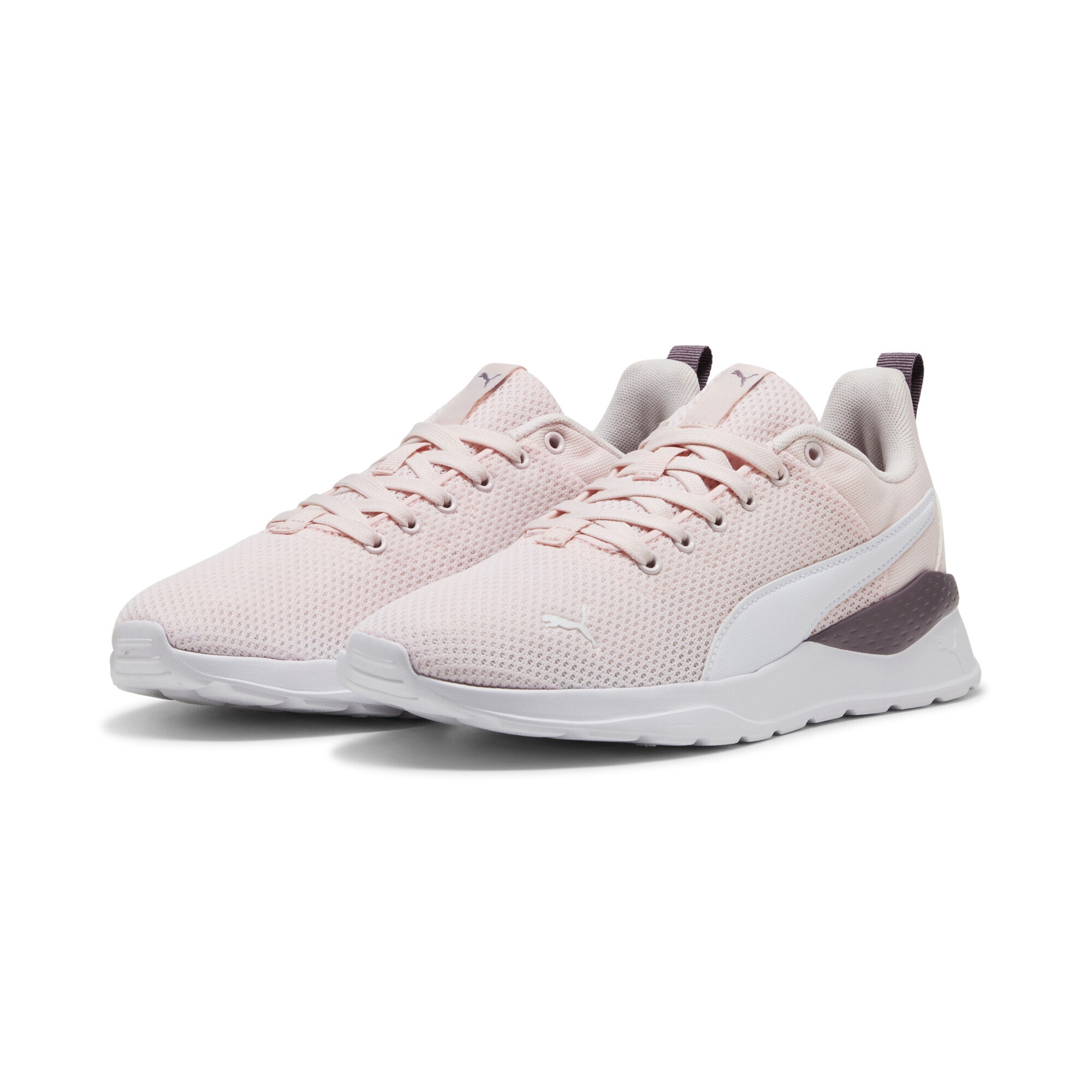 Sneaker PUMA "Anzarun Lite Sneakers Erwachsene", Herren, Gr. 42.5, lila (jasmine flower weiß plum jam pink lila), Obermaterial: Synthetik, Textil; Futter: Textil; Innensohle: Textil; Laufsohle: Synthetik, Gummi, Schuhe Sneaker