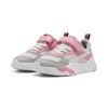 Sneaker PUMA "Trinity Sneakers Kinder", Kinder, Gr. 32, feather gray echo pinkscape pink, Obermaterial: Synthetik, Textil; Futter: Textil; Innensohle: Textil; Laufsohle: Synthetik, Gummi, Schuhe