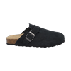 Hausschuh CMP "NAVARRO WMN SLIPPERS", Damen, Gr. 36, schwarz (nero), Leder, sportlich, Schuhe