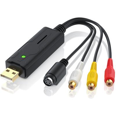 Aplic - usb Audio Video Grabber - vhs - Videoadapter zur Bearbeitung, usb zu S-Video, Composite, Image