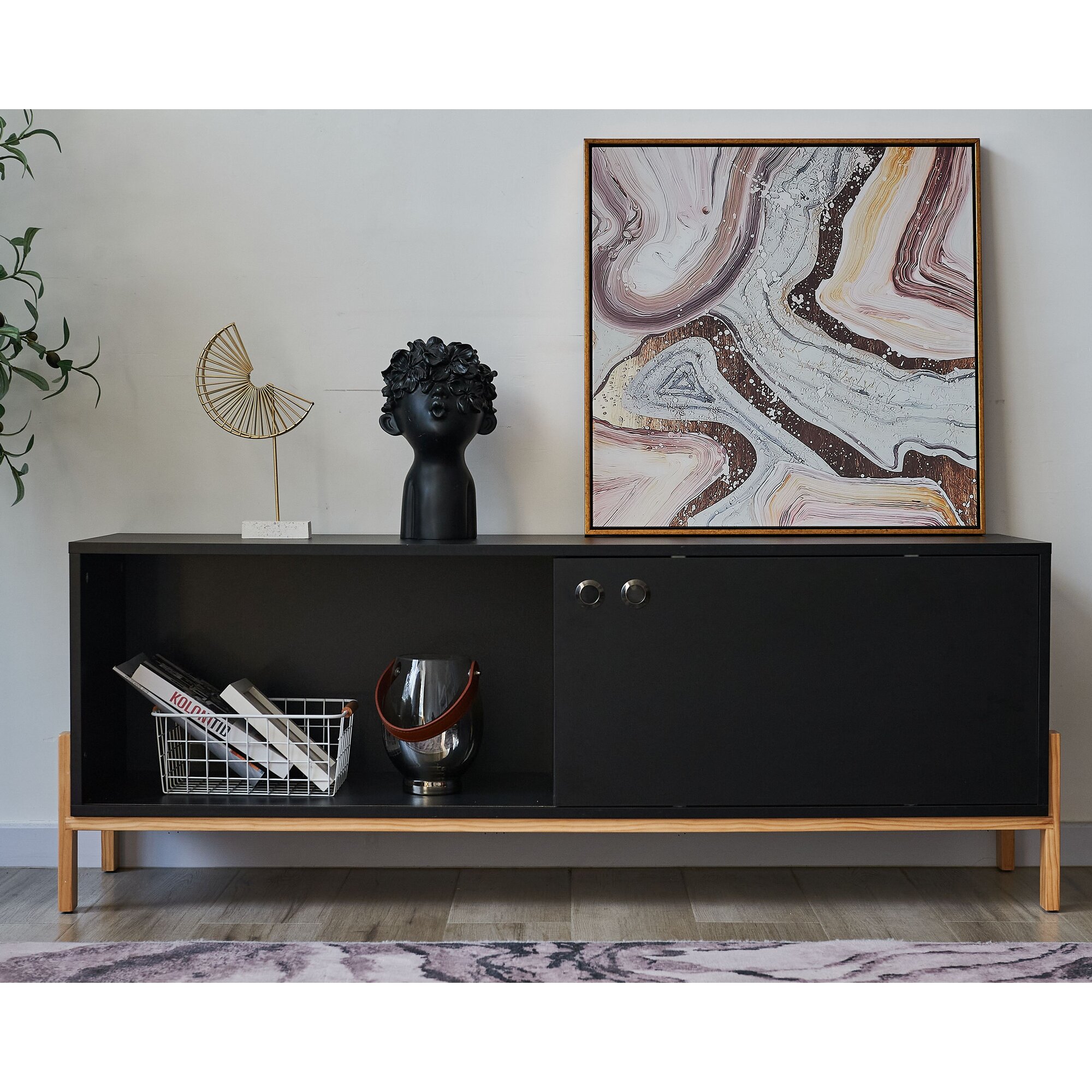 Möbilia »Brunno« Lowboard II 140x51,5x35 cm