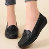Frauen Wohnungen Keil Leder Mode Bequeme Schuhe Frauen Slip Auf Krankenschwester Schuhe Mokassins Outdoor Frauen Tennis Schuhe Große Größe 35-44
