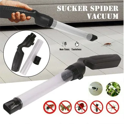 Pest Suction Trap Tube LED Lighting Handheld Bugs HouseholdFly Bug Catcher Grabber For Stink Bug Moth Cockroach Spider Ant