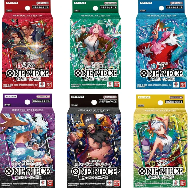 Neues BANDAI One Piece Scale Kartenspiel Monkey D. Ruffy Starter Deck ST23-28 TCG JAPAN Anime Collection Kartenspielzeug