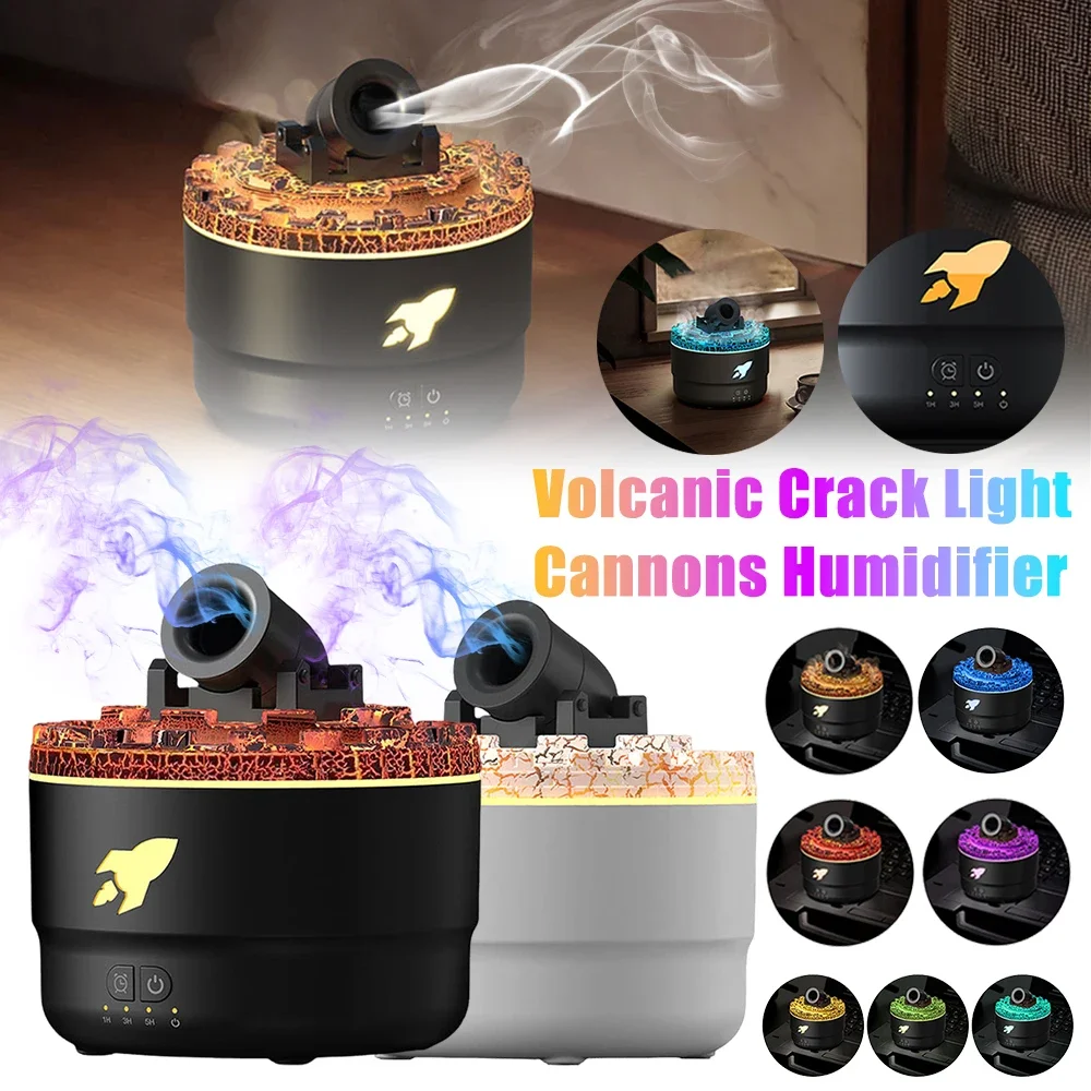 Cannon Blast Aroma Luftbefeuchter Aroma Diffusor mit Timer Cannon Blast Turret Aromatherapie Luftbefeuchter Luftbefeuchter für Schlafzimmer Image