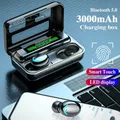 F9 Cuffie senza fili Bluetooth 5.0 TWS Auricolari impermeabili Auricolari Display digitale a LED Custodia di ricarica di grande capacità