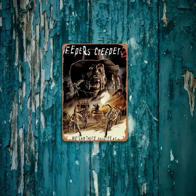 Distressed Horror Movie Sign Handverblasst • Handwerklich Rost – Vintage Theater Zitat: „They're Alive! Image