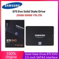 SAMSUNG 870 EVO 1TB 2.5 pollici 2TB 4TB SSD500GB Disco a stato solido interno 250GB 2.5 ''SATA Disco rigido SATA per PC desktop portatile