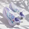 Disney Kinder Turnschuhe Für Mädchen Schuhe Prinzessin Elsa Gefrorene Kinder Laufen Leder Student Sport Lila Schuhe Größe 27-38
