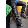 Schwarz Gürtel Dekor Große Stiefel Oberschenkel Hohe Runde Kappe Schuhe für Frauen Stilettos High Heels Sexy Party Schuhe 2024 zapatos Para Mujere