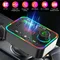 Car Charger Bluetooth FM Transmitter PD Type-C Dual USB Ambient Player MP3 Fast Charger Type-C Wireless Light Handsfree PD