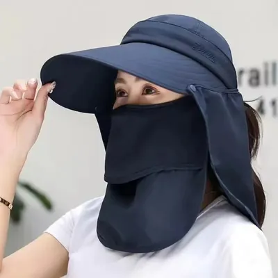 Sombrero de sol para mujer, versión de verano del coche eléctrico Anti-Uv coreano, se puede desmontar, venta al por mayor, prote
