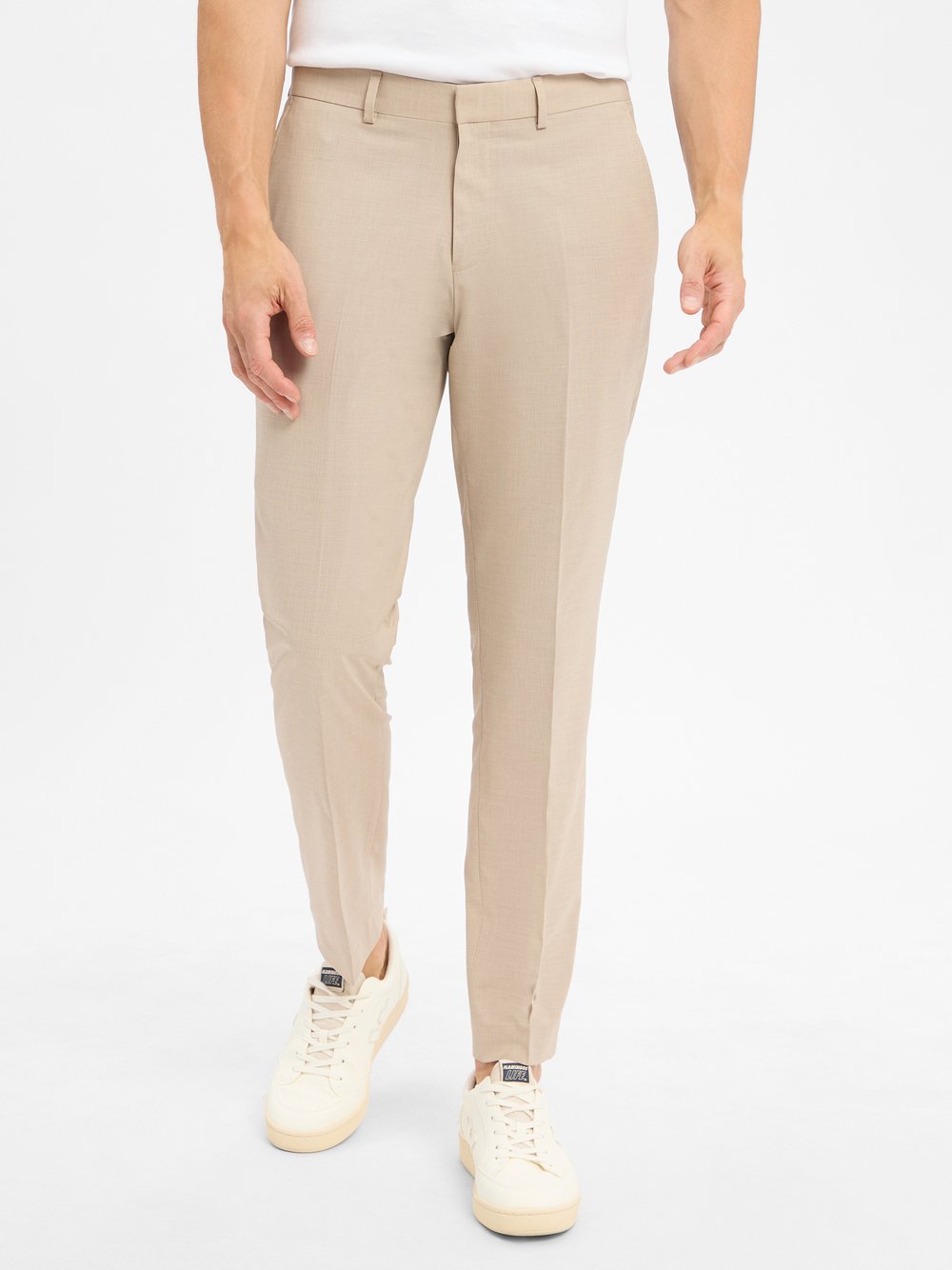 s.Oliver BLACK LABEL Baukasten-Hose Herren Slim Fit beige, 56 Image