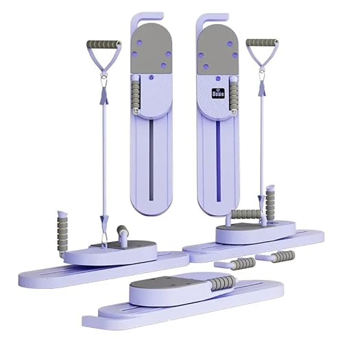 BIOCOR Pilates Board, Pilates Reformer Set, Pilates Machine 15-in-1 Multifunctional Foldable Portable Pilates Reformer Board Ab Board Core Exercise Pilates Equipment for Home Office Workout