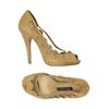 French Connection Damen Pumps, Gr. 36, beige, Leder