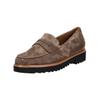 Slipper PAUL GREEN "Paul Green Slipper Veloursleder", Damen, Gr. 38,5, braun, Veloursleder, casual, Schuhe