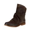 Stiefelette FELMINI "Felmini Stiefelette Veloursleder", Damen, Gr. 39, braun (espresso), Veloursleder, casual, Schuhe