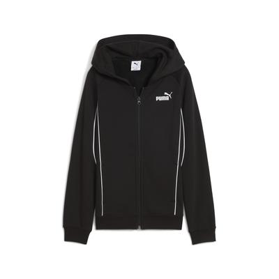 Hoodie PUMA "PUMA Sport Kapuzenjacke Jungen", Kinder, Gr. 164, schwarz, 66% Baumwolle, 34% Polyester, normal, Langarm, Sweatshirts Image