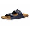 Pantolette LICO "Pantolette Bioline Man", Gr. 49, blau, Synthetik, Schuhe