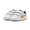 Sneaker PUMA "SMASH 3.0 PLAYDATE V INF", Gr. 23, puma weiß, orange glo, Synthetik, sportlich, Schuhe